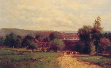 Spring landscape Tonalist George Inness Oil Paintings